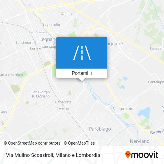 Mappa Via Mulino Scossiroli