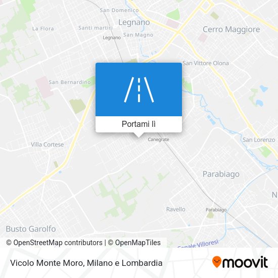 Mappa Vicolo Monte Moro