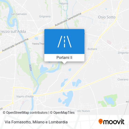 Mappa Via Fornasotto
