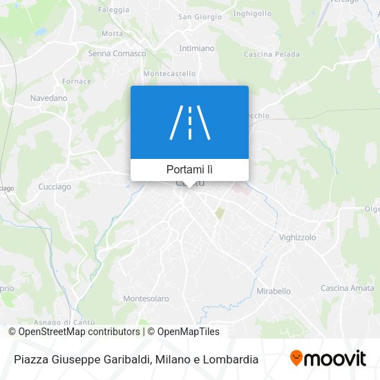 Mappa Piazza Giuseppe Garibaldi
