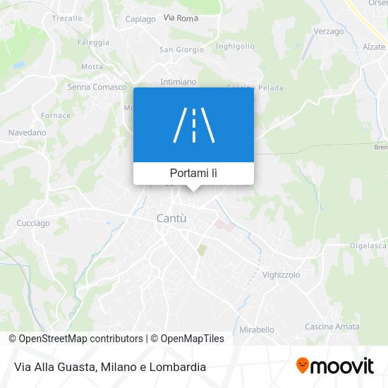 Mappa Via Alla Guasta