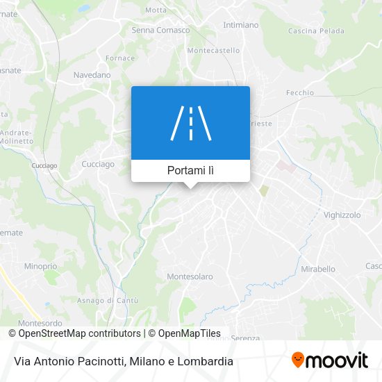 Mappa Via Antonio Pacinotti