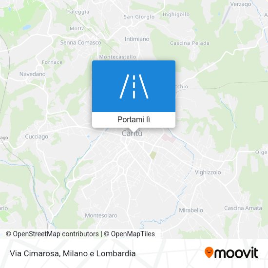 Mappa Via Cimarosa