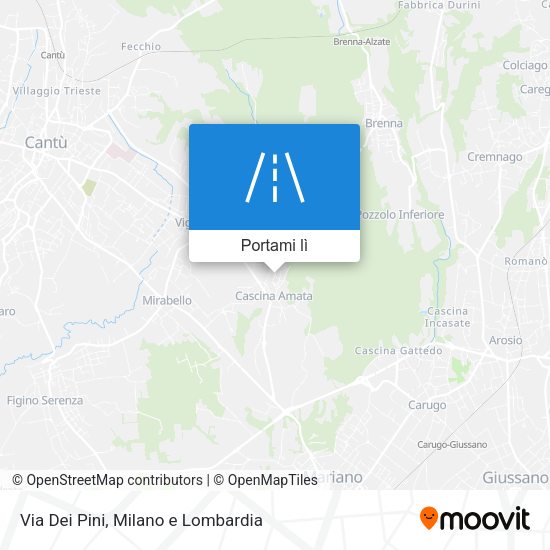 Mappa Via Dei Pini