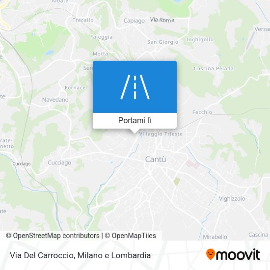Mappa Via Del Carroccio