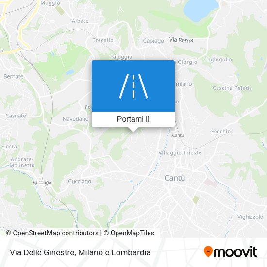 Mappa Via Delle Ginestre