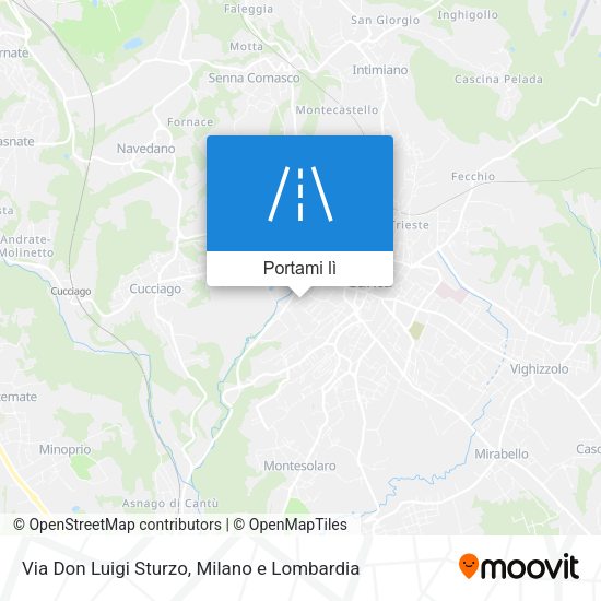 Mappa Via Don Luigi Sturzo