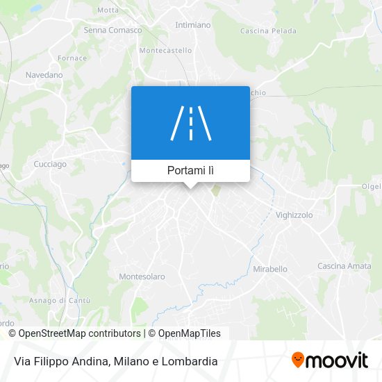 Mappa Via Filippo Andina