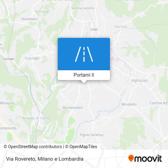 Mappa Via Rovereto