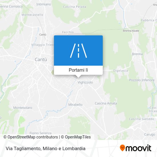 Mappa Via Tagliamento