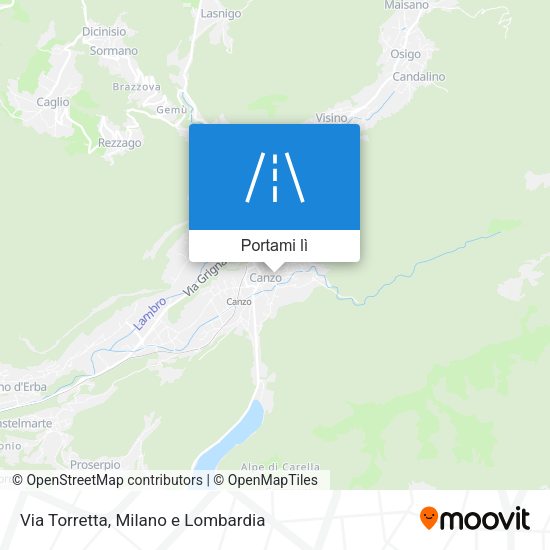 Mappa Via Torretta