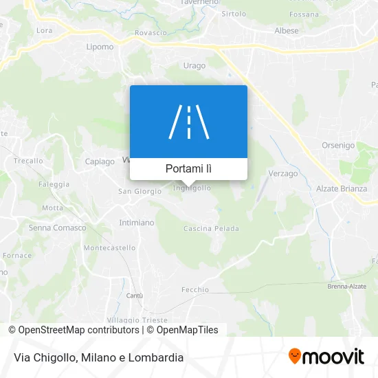 Mappa Via Chigollo