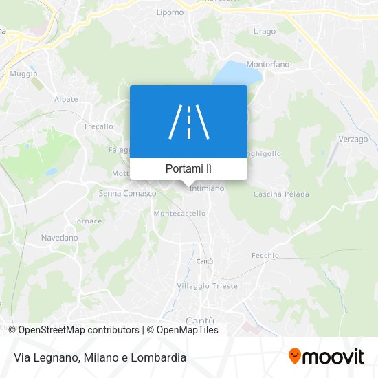 Mappa Via Legnano