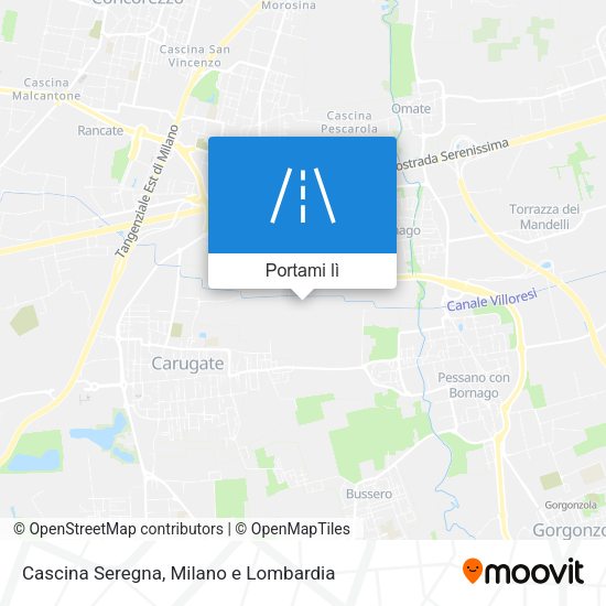Mappa Cascina Seregna