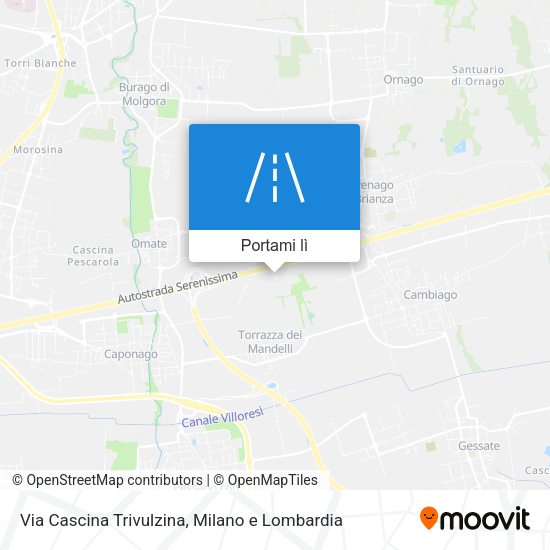 Mappa Via Cascina Trivulzina