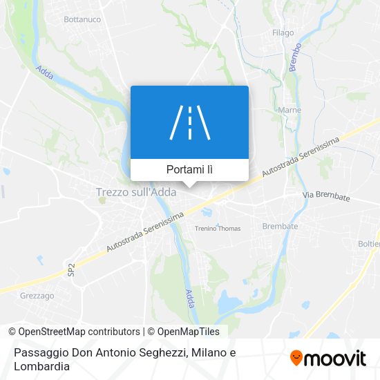 Mappa Passaggio Don Antonio Seghezzi