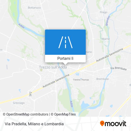 Mappa Via Pradella