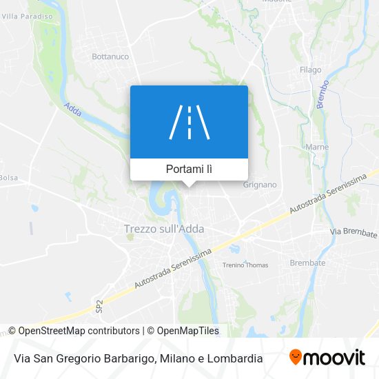 Mappa Via San Gregorio Barbarigo