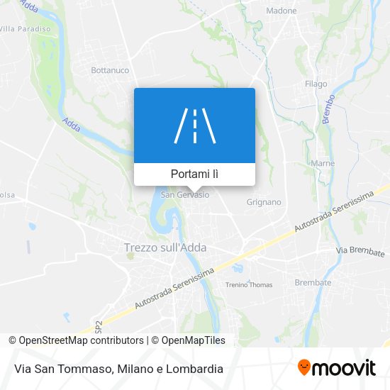 Mappa Via San Tommaso