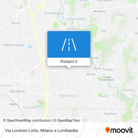 Mappa Via Lorenzo Lotto