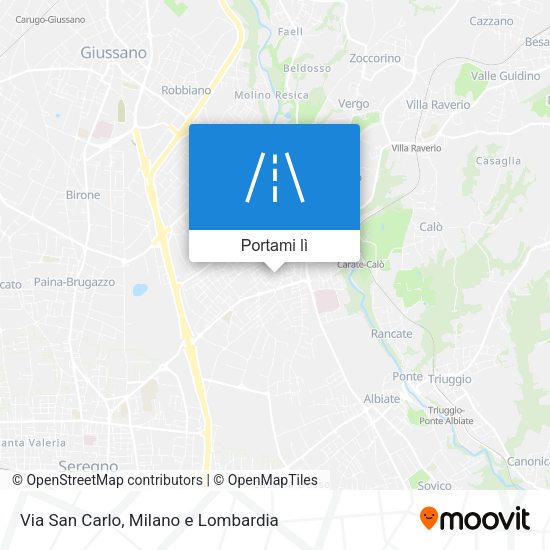 Mappa Via San Carlo