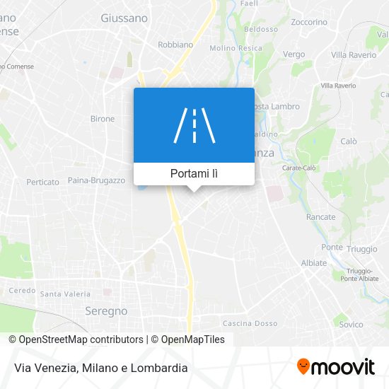 Mappa Via Venezia