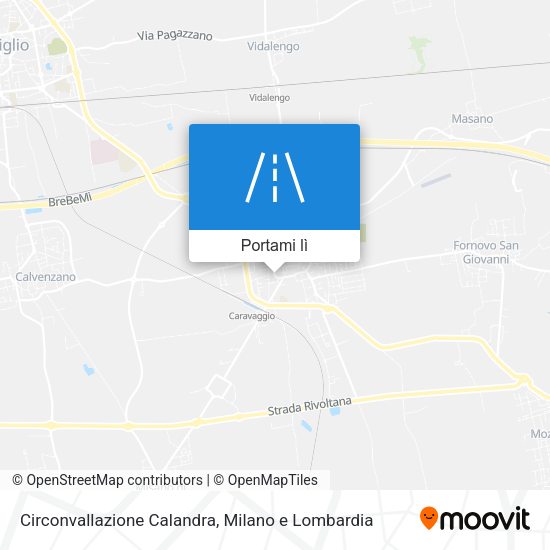 Mappa Circonvallazione Calandra