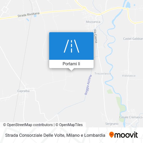 Mappa Strada Consorziale Delle Volte
