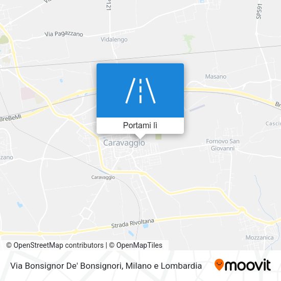 Mappa Via Bonsignor De' Bonsignori