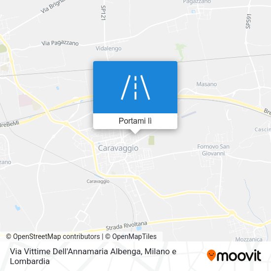 Mappa Via Vittime Dell'Annamaria Albenga