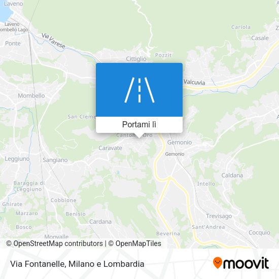Mappa Via Fontanelle