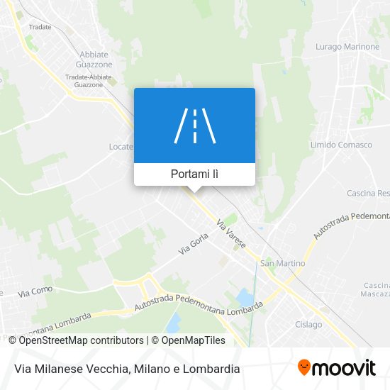 Mappa Via Milanese Vecchia
