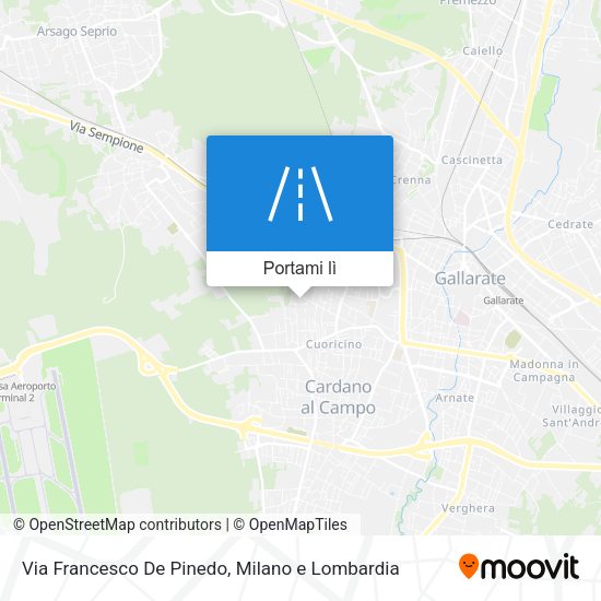 Mappa Via Francesco De Pinedo