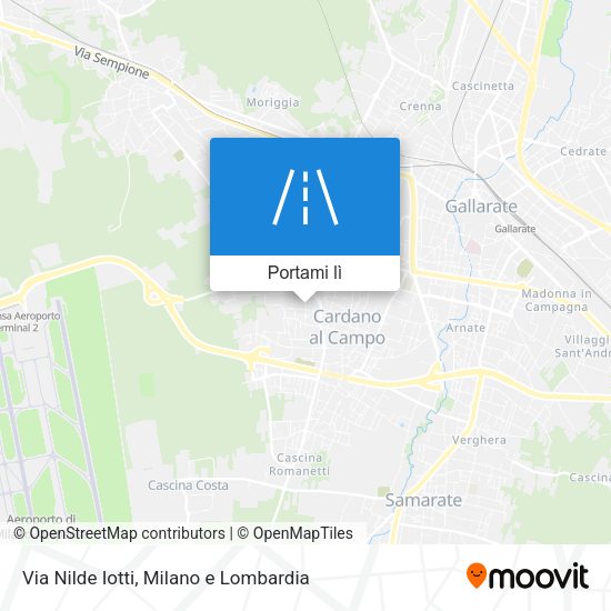 Mappa Via Nilde Iotti