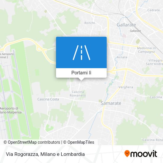 Mappa Via Rogorazza