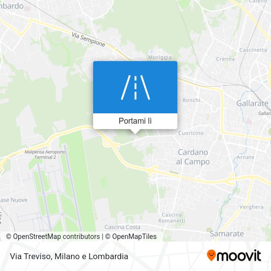 Mappa Via Treviso