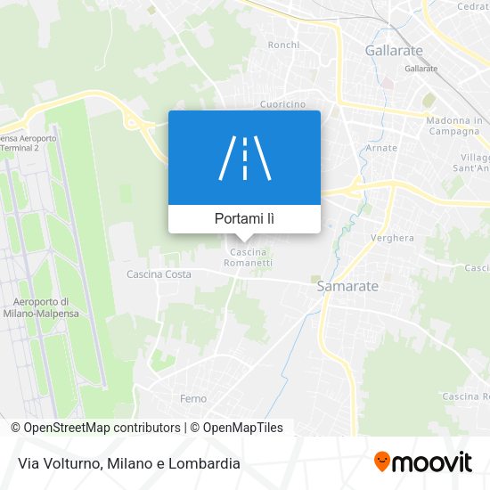 Mappa Via Volturno