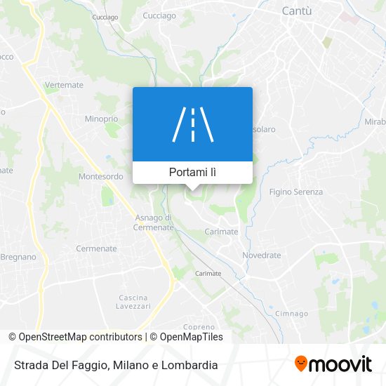 Mappa Strada Del Faggio
