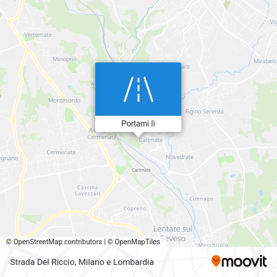 Mappa Strada Del Riccio