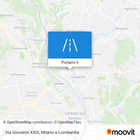 Mappa Via Giovanni XXIII