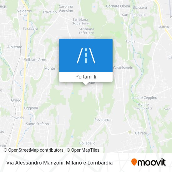 Mappa Via Alessandro Manzoni