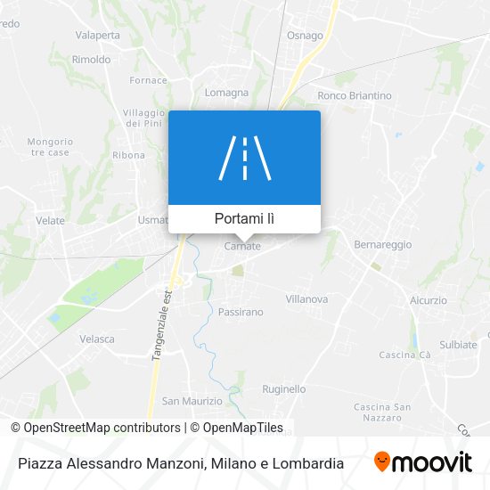 Mappa Piazza Alessandro Manzoni