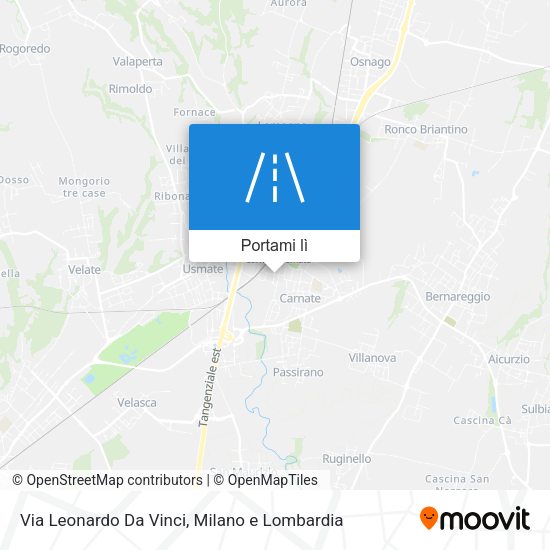 Mappa Via Leonardo Da Vinci