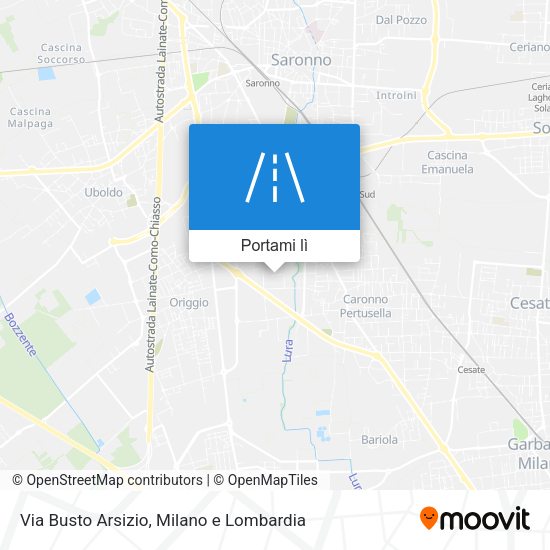 Mappa Via Busto Arsizio