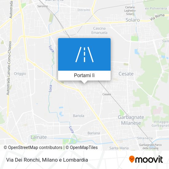 Mappa Via Dei Ronchi