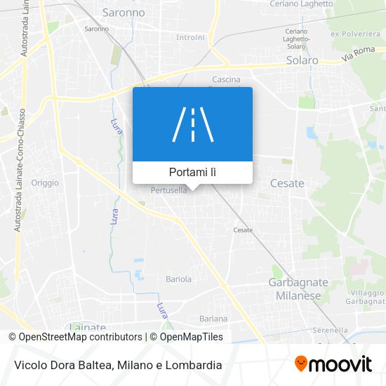 Mappa Vicolo Dora Baltea
