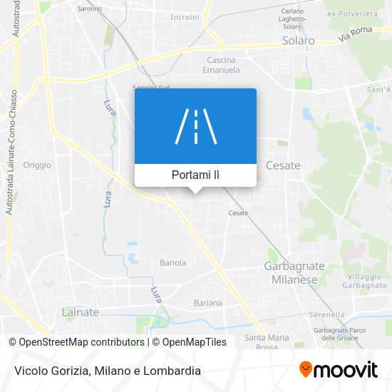Mappa Vicolo Gorizia