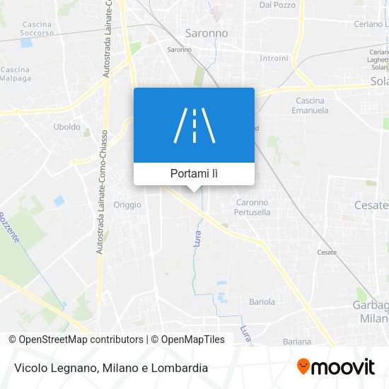 Mappa Vicolo Legnano