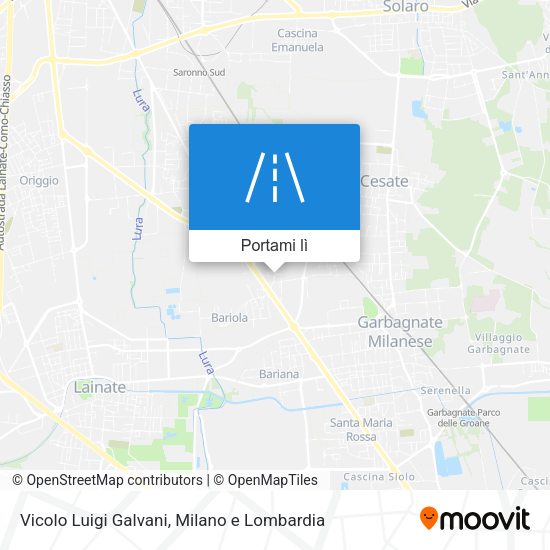 Mappa Vicolo Luigi Galvani