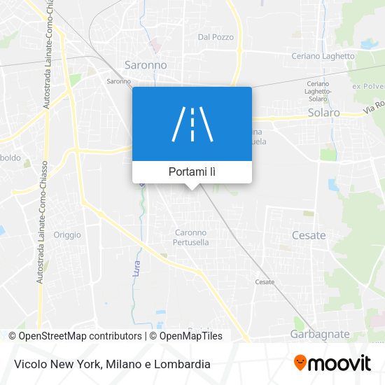 Mappa Vicolo New York